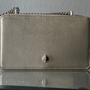 KATE SPADE GOLD LEATHER CHAIN MINI BAG